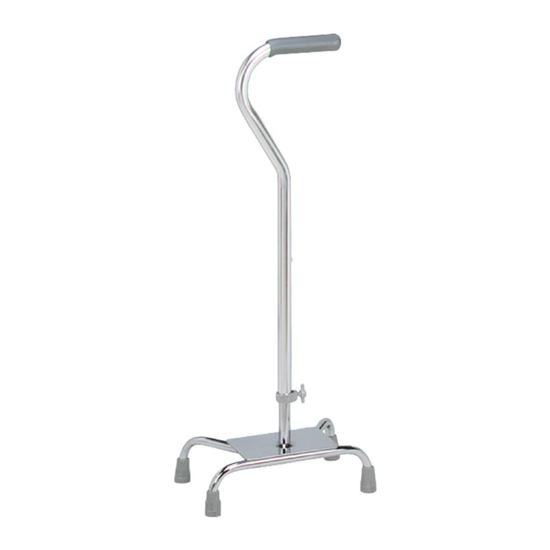 Carex Quad Cane with Large Base and Adjustable Height - Senior.com Quad Canes